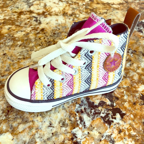 Converse Other - Converse Colorful Baby Shoes, Size 6